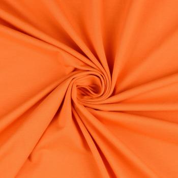 60 cm Reststück Jersey Uni Orange